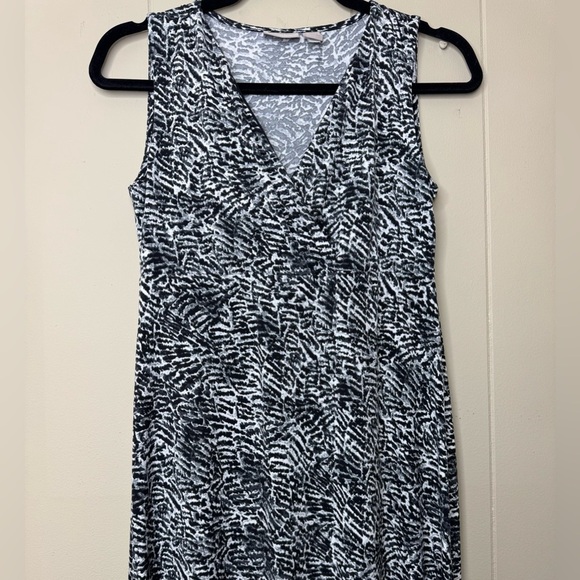 Chico’s Stretch V Neck Sleeveless Maxi Dress Chicos 0 Womens Small - Picture 2 of 9